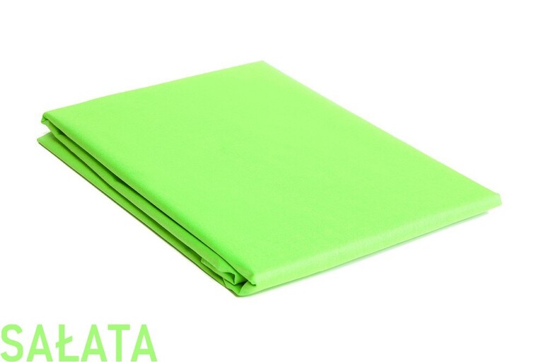 Prześcieradło flanelowe 160x200 sałata – miękkie, ciepłe, 100% bawełna