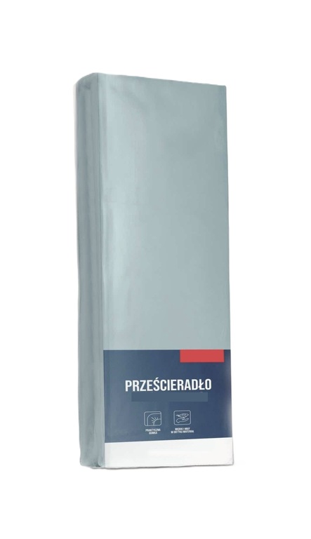 Prześcieradło z gumką 180x200 MikroSatyna Certyfikat, mięta (2)