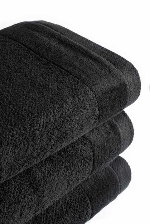 RĘCZNIK KĄPIELOWY 100x150 SPA HOTELOWY Bawełniany 550g/m2 CHŁONNY - VITO czarny (4)