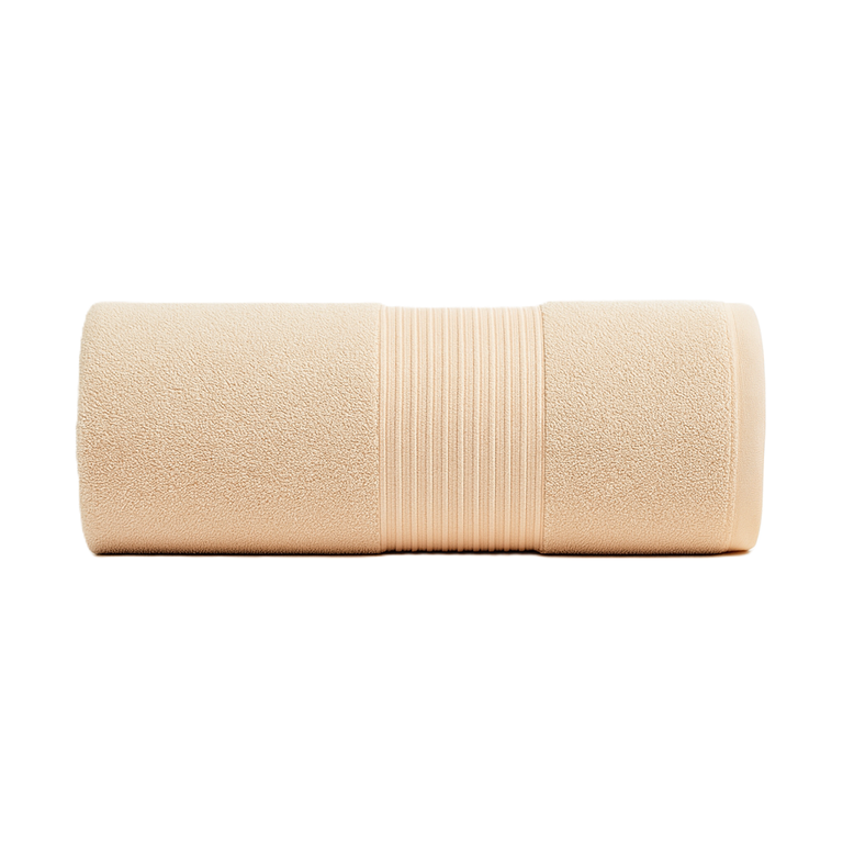 RĘCZNIK KĄPIELOWY 70x140 SPA HOTELOWY Duży Bawełniany 450g/m2 CHŁONNY - PARIS Beż (1)