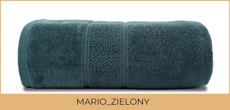 RĘCZNIK KĄPIELOWY 50x90 SPA HOTELOWY mały Bawełniany 480g/m2 CHŁONNY - MARIO zielony (2)