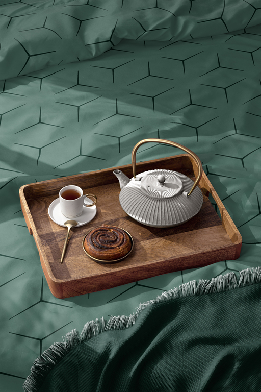 Komplet Pościeli 160x200 + 2x70x80, 100% Bawełna, 140g/m2, wzór:  MILANO OLIWKA (4)