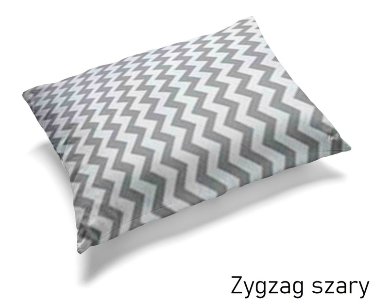 Poszewka 70x80cm na PODUSZKĘ z KORY Zygzag szary (2)
