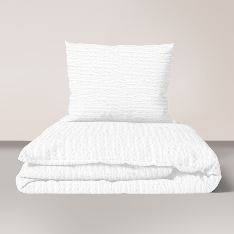 Pościel z Kory 140x200 + 1x70x80 Bawełna 100% Bielawa Produkt Polski - Biały (1)