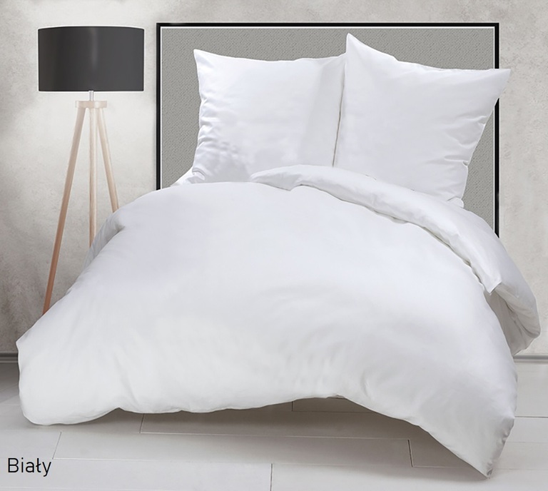 Pościel z Kory 140x200 + 1x70x80 Bawełna 100% Bielawa Produkt Polski - Biały (2)