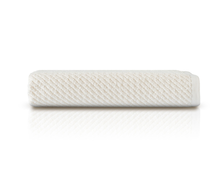 RĘCZNIK KĄPIELOWY 100x150 SPA HOTELOWY Bawełniany 550g/m2 CHŁONNY - FORTE migdałowy (1)