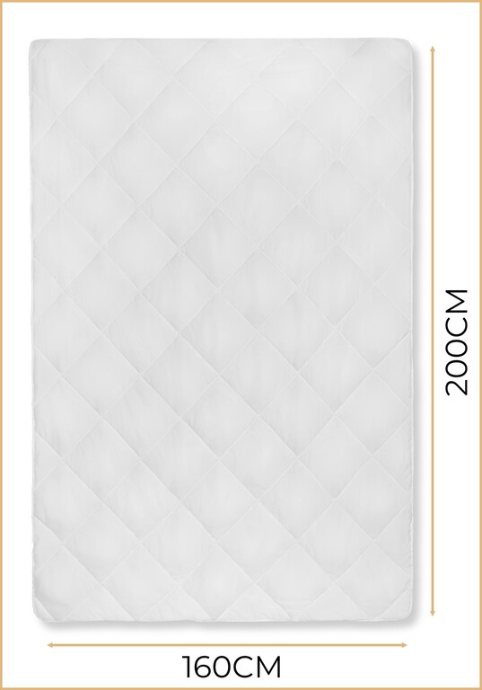 KOŁDRA 160x200 CAŁOROCZNA ANTYALERGICZNA MIĘKKA POLSKI PRODUKT 1,75kg (7)