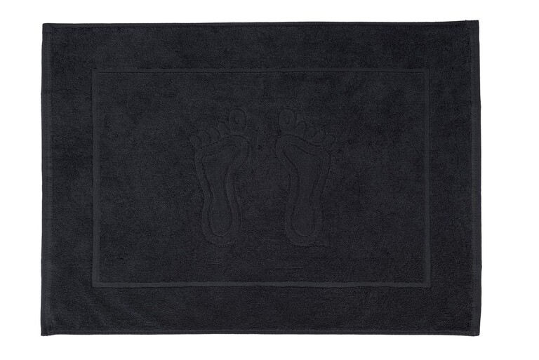 Ręcznik Hotelowy łazienkowy STOPKA, 50x70cm - kolor: CZARNY prostokątny (1)