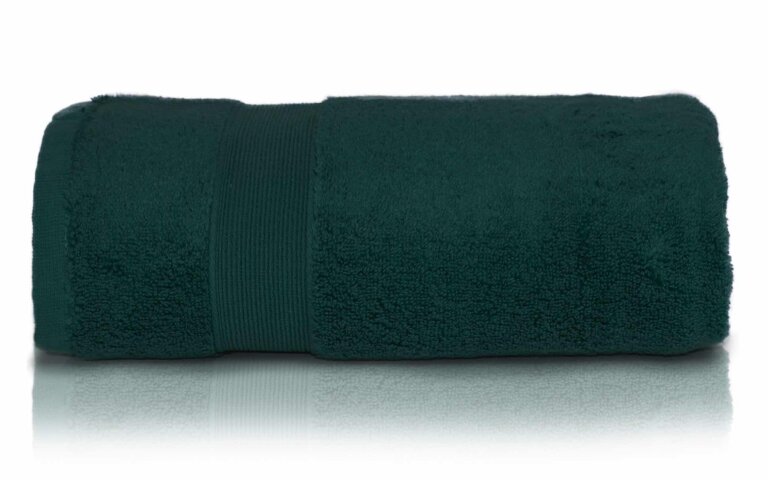 RĘCZNIK KĄPIELOWY 70x140 SPA HOTELOWY Duży Bawełniany 600g/m2 CHŁONNY - ROCCO ciemny zielony