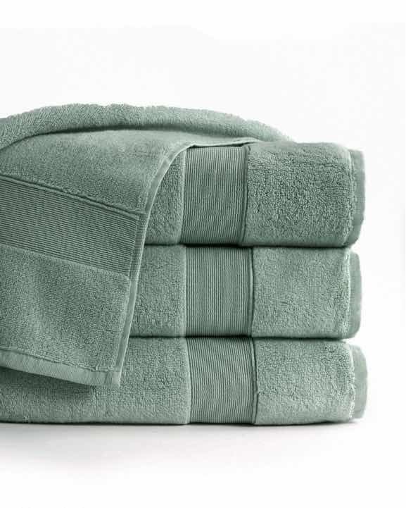 RĘCZNIK KĄPIELOWY 50x90 SPA HOTELOWY mały Bawełniany 600g/m2 CHŁONNY - ROCCO zielony (2)