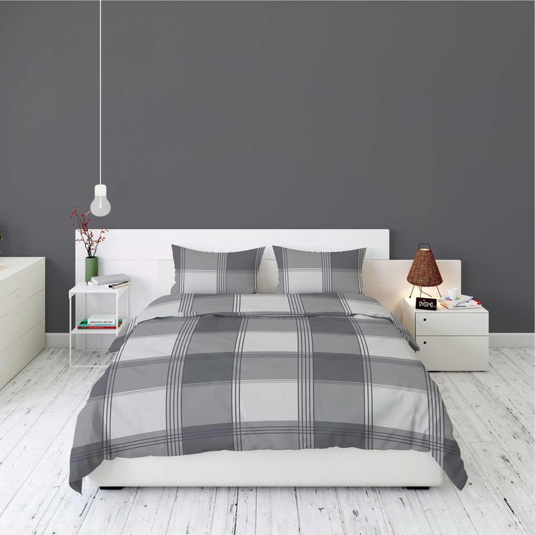 POŚCIEL 200x220 FLANELOWA KOMPLET GRUBA FLANELA ciepła zimowa pościel 5627_B (2)