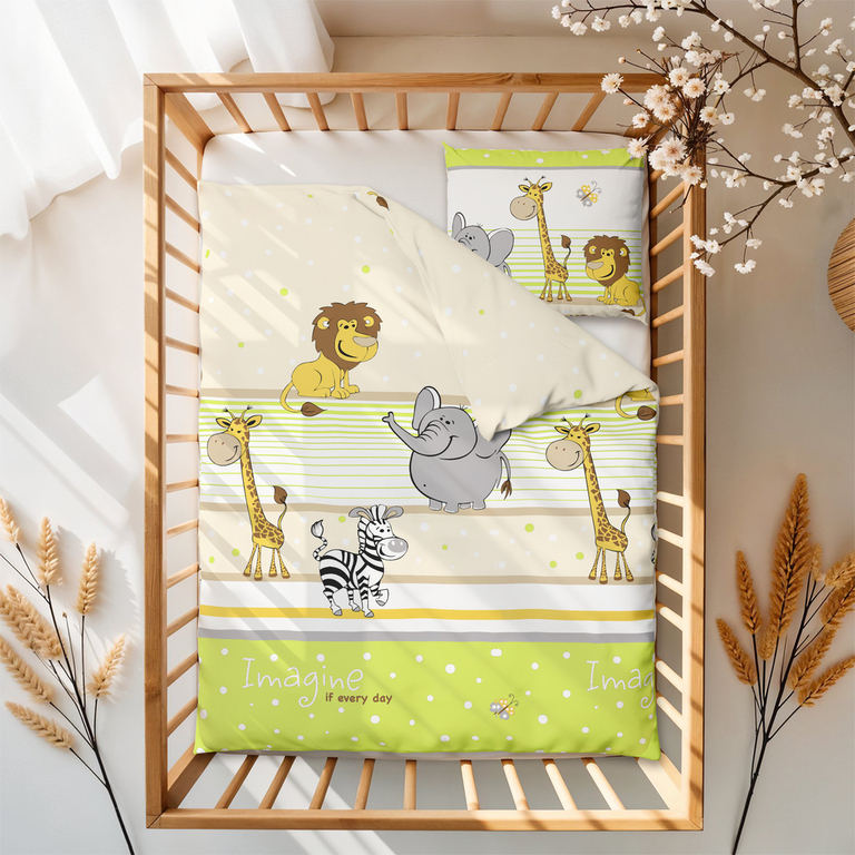 POŚCIEL DZIECIĘCA 90x120 + 40x60 100% BAWEŁNA certyfikat 2-el do Łóżeczka 217 (3)