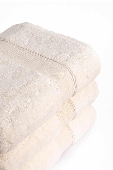 RĘCZNIK KĄPIELOWY 50x90 SPA HOTELOWY mały Bawełniany 600g/m2 CHŁONNY - ROCCO Ecru (3)