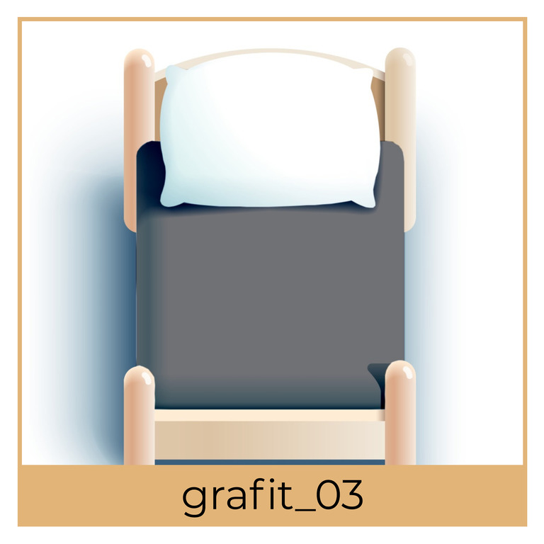Prześcieradło Dziecięce JERSEY 70x140 z gumką CERTYFIKAT, grafit 03 (1)