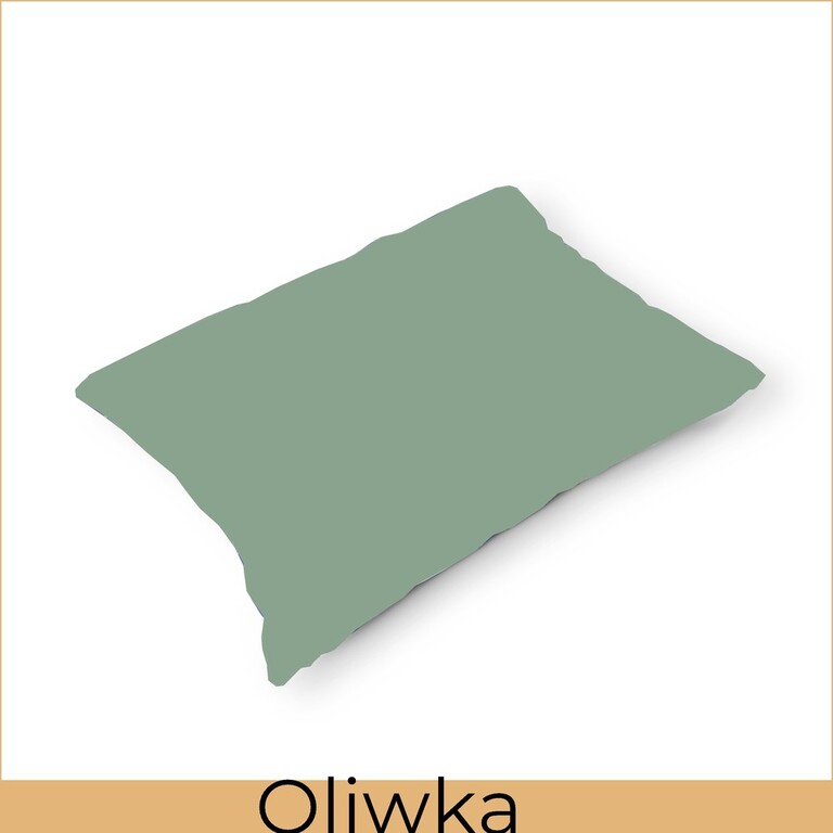 Poszewka 70x80cm na poduszkę 100% bawełna - Oliwka (2)
