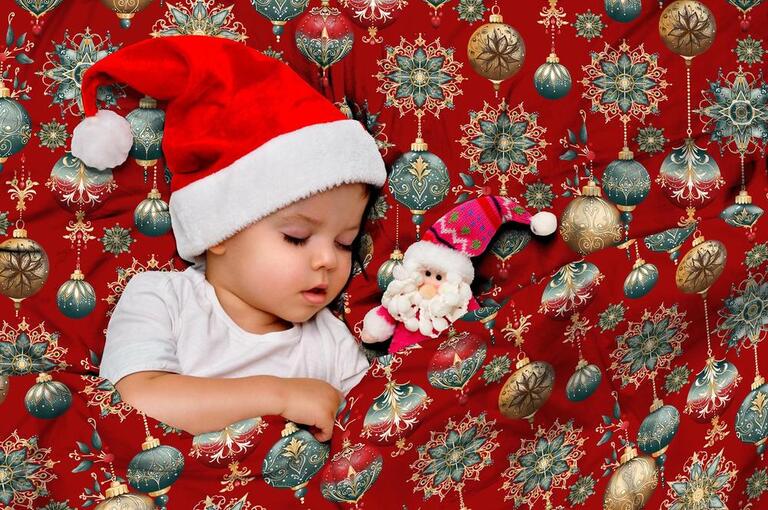 Komplet Pościeli Świątecznej 160x200 + 2x70x80, 100% Bawełna, 140g/m2, wzór: Christmas37 (5)