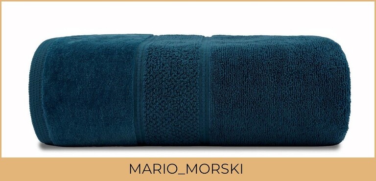 RĘCZNIK KĄPIELOWY 50x90 SPA HOTELOWY mały Bawełniany 480g/m2 CHŁONNY - MARIO morski (2)