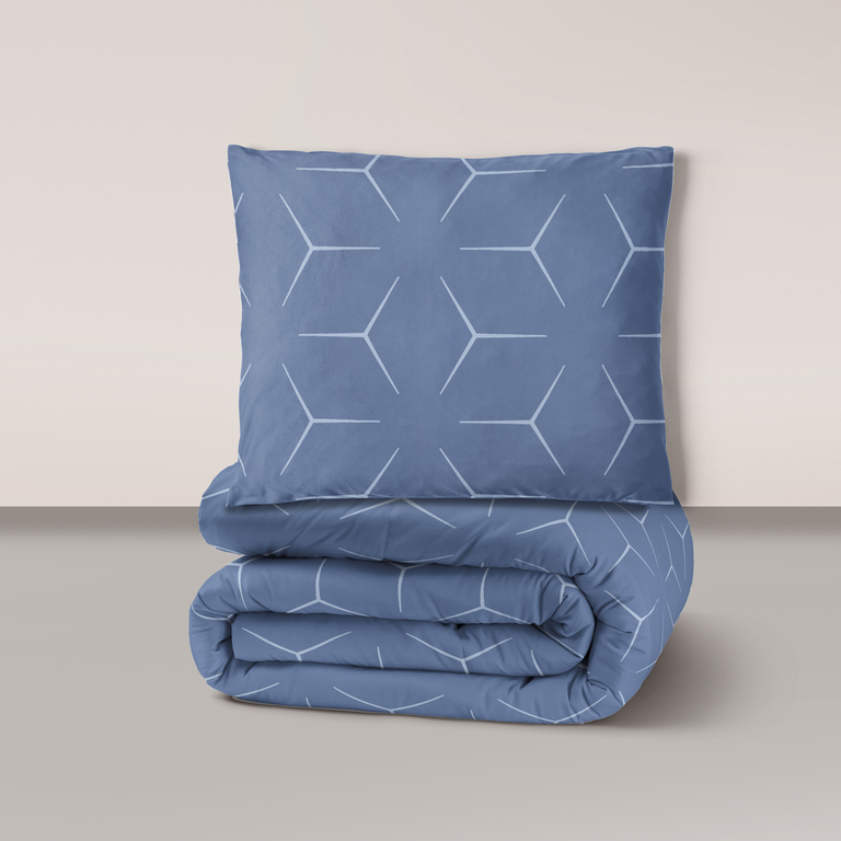 Pościel z Kory 160x200 + 1x70x80 KOMPLET PREMIUM : Milano Jeans (1)