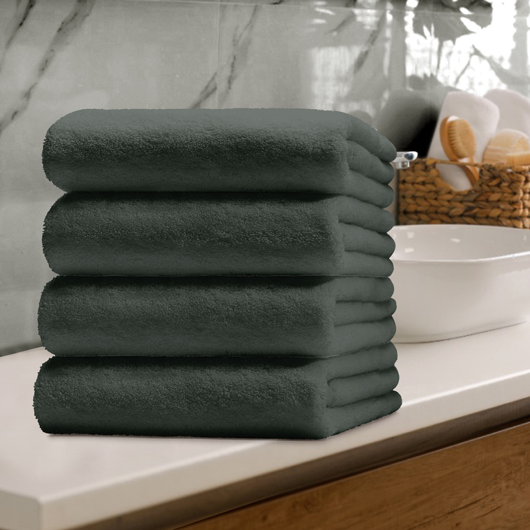 RĘCZNIK FROTTE 50x100 KĄPIELOWY BAWEŁNA 100% 500g/m2 CHŁONNY - Hunter Green (5)
