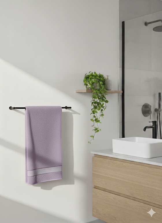 RĘCZNIK KĄPIELOWY 50x90 MONACO SPA HOTELOWY mały Bawełniany 550g/m2 CHŁONNY - MONACO Puder Róż  (2)