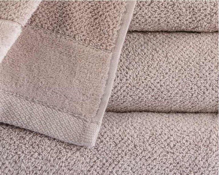 Zestaw 4x Ręczniki Bawełniane VITO 550 g/m2 – 2x 70x140 + 2x 50x90 | Hotelowe SPA Perłowy/Oyster (2)