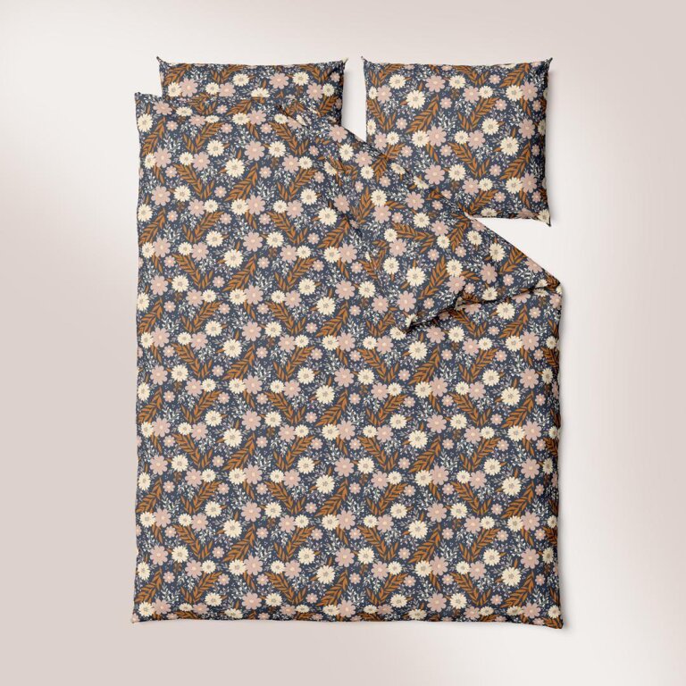 Pościel z Kory 140x200 + 1x70x80 Bawełna 100% Bielawa Produkt Polski - florystyka kolorowa (8)