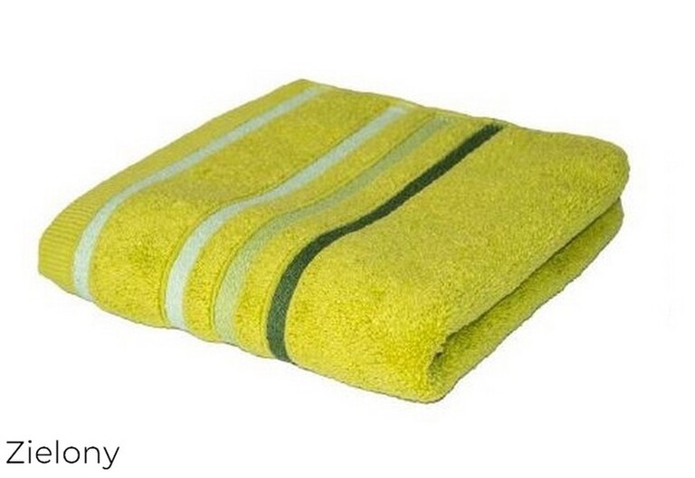 RĘCZNIK KĄPIELOWY 50x90 SPA HOTELOWY mały Bawełniany 500g/m2 CHŁONNY - DUAL zielony (2)