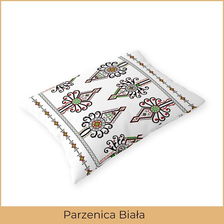 Poszewka 70x80cm na poduszkę 100% bawełna - Parzenica biała (2)