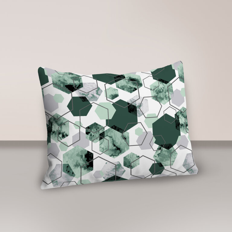 Poszewka 70x80cm na poduszkę 100% bawełna -  1612 zielony (1)